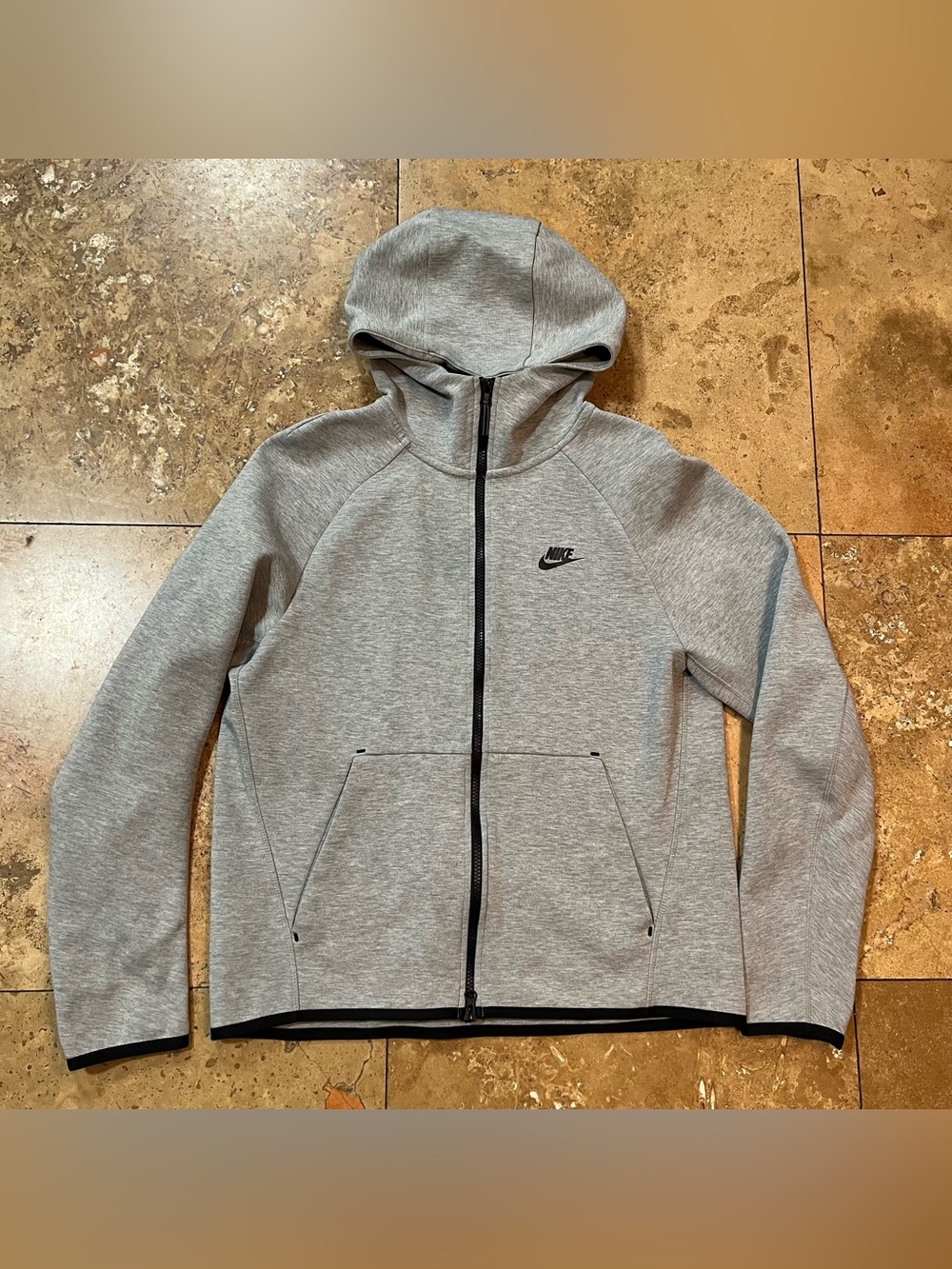 Nike Tech Fleece Men’s Full Zip Jacket Hoodie Grey Medium